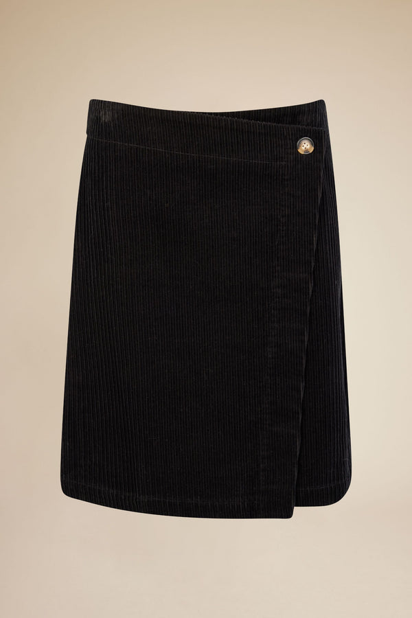 Line Of Oslo Belle Cord Skirt Skirt Black 097