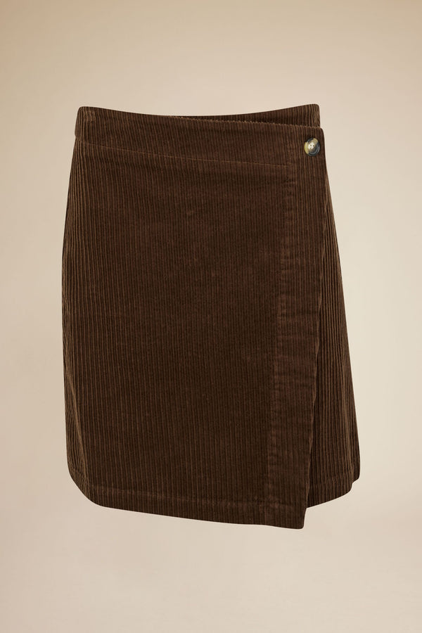 Line Of Oslo Belle Cord Skirt Skirt Brown 063