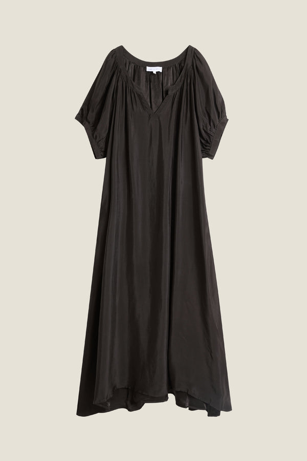 Line Of Oslo Britt Viscose Dress Dress Black 097
