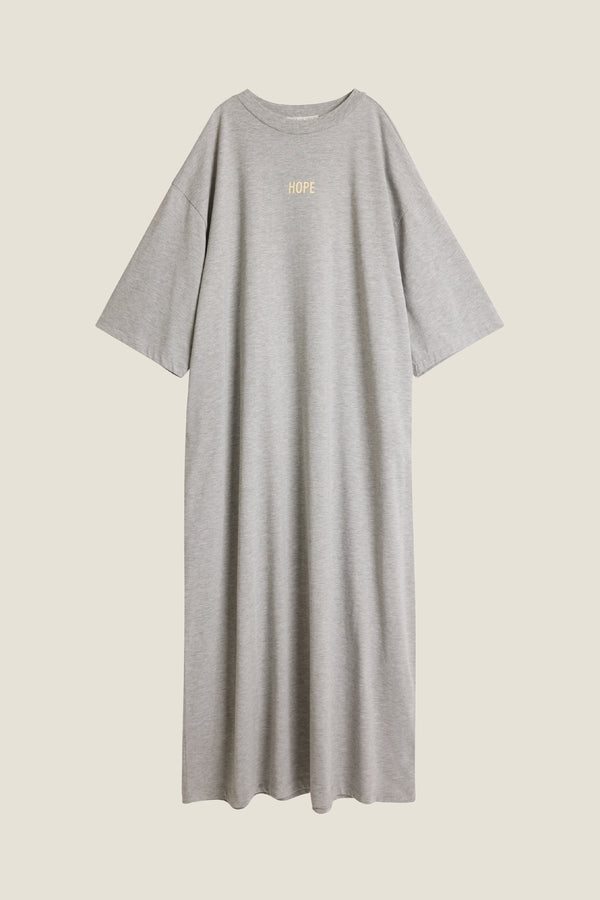 Line Of Oslo Chill Dress Dress Grey Melange 006