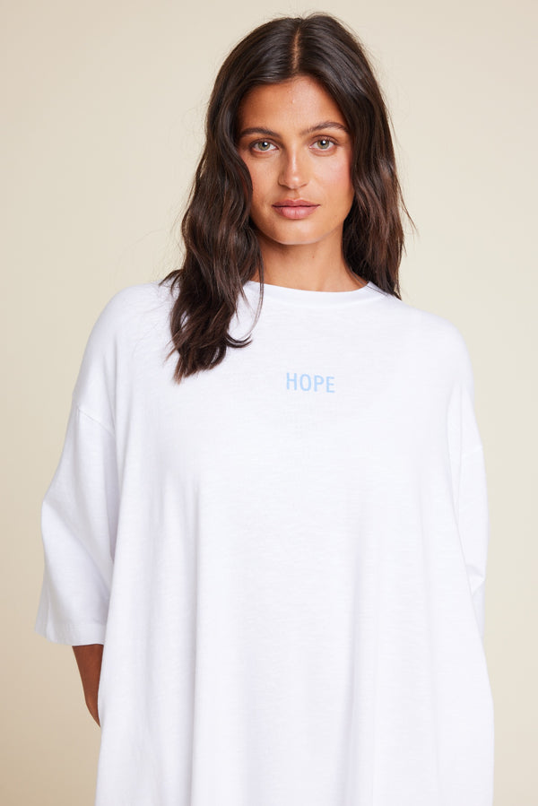 Line Of Oslo Chill Dress Dress White 001