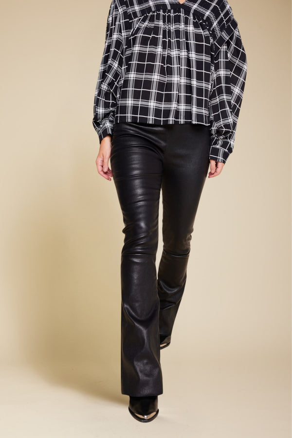 Line Of Oslo Cooper Flare 22 Trousers Trouser Black 097