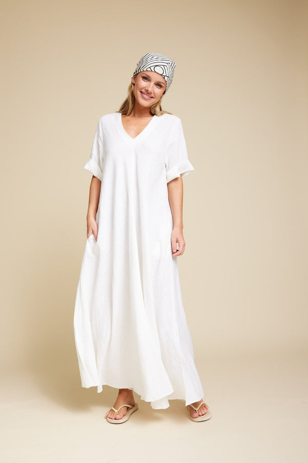 Line Of Oslo Eva Dress Dress White 001