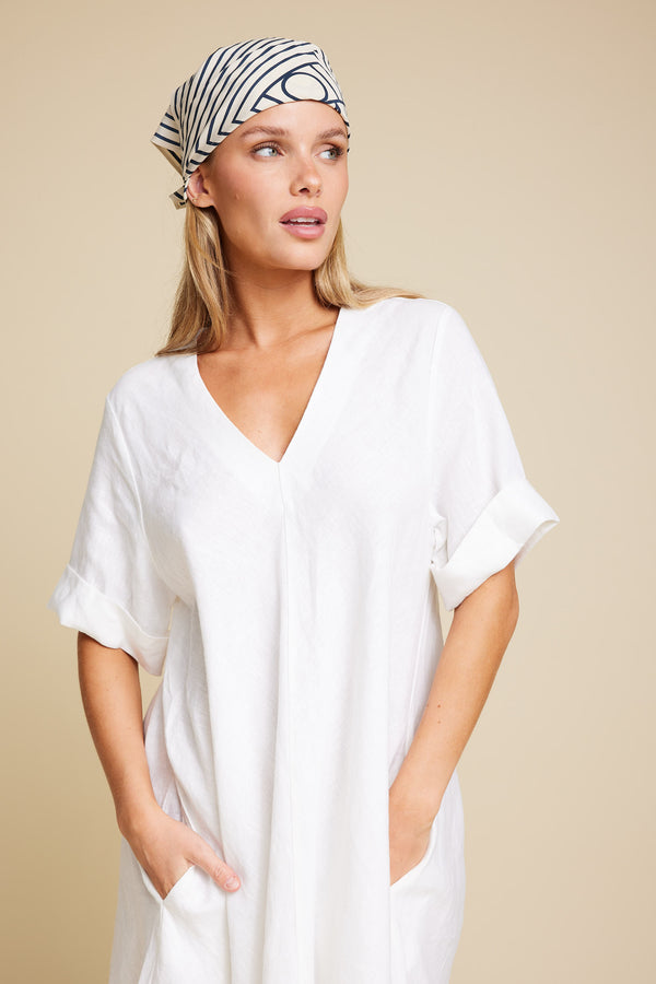 Line Of Oslo Eva Dress Dress White 001