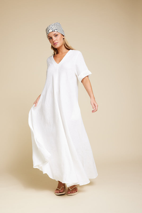 Line Of Oslo Eva Dress Dress White 001