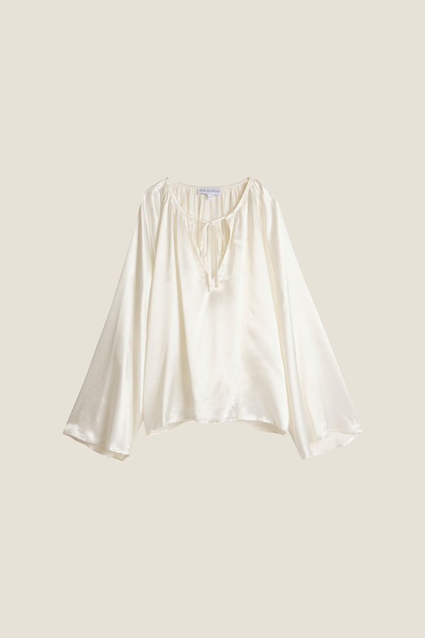 Line Of Oslo Grace Viscose Top Top Creme 091