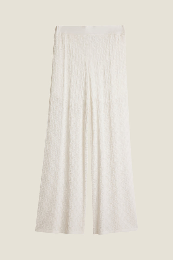 Line Of Oslo Holmes Trousers Knitwear Creme 091