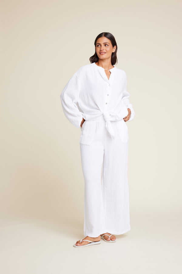 Line Of Oslo John Trousers Trouser White 001