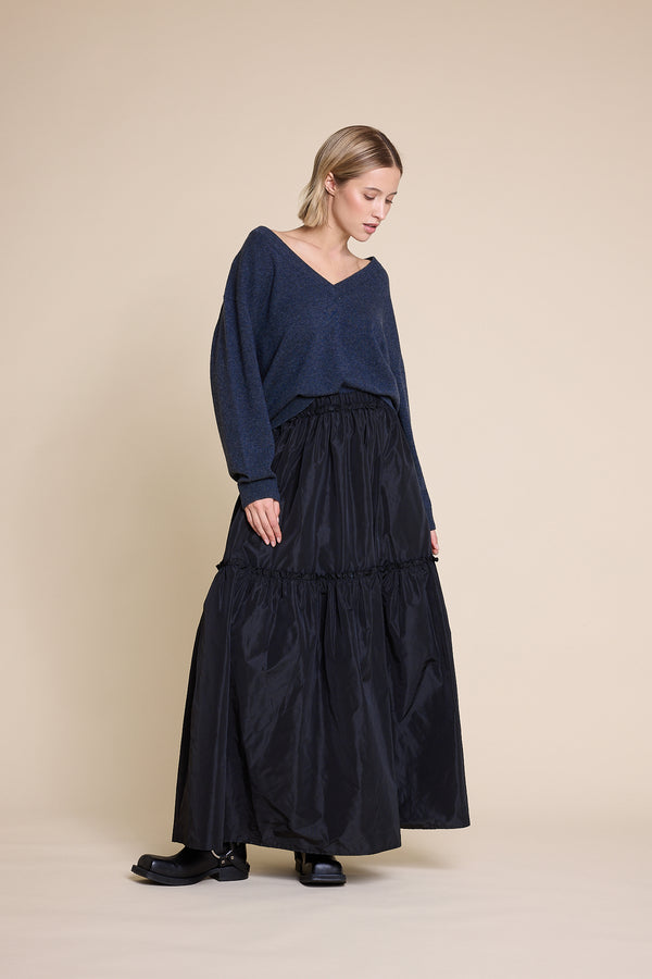 Line Of Oslo Kamilla Knitted Sweater Knitted sweater Blue 066