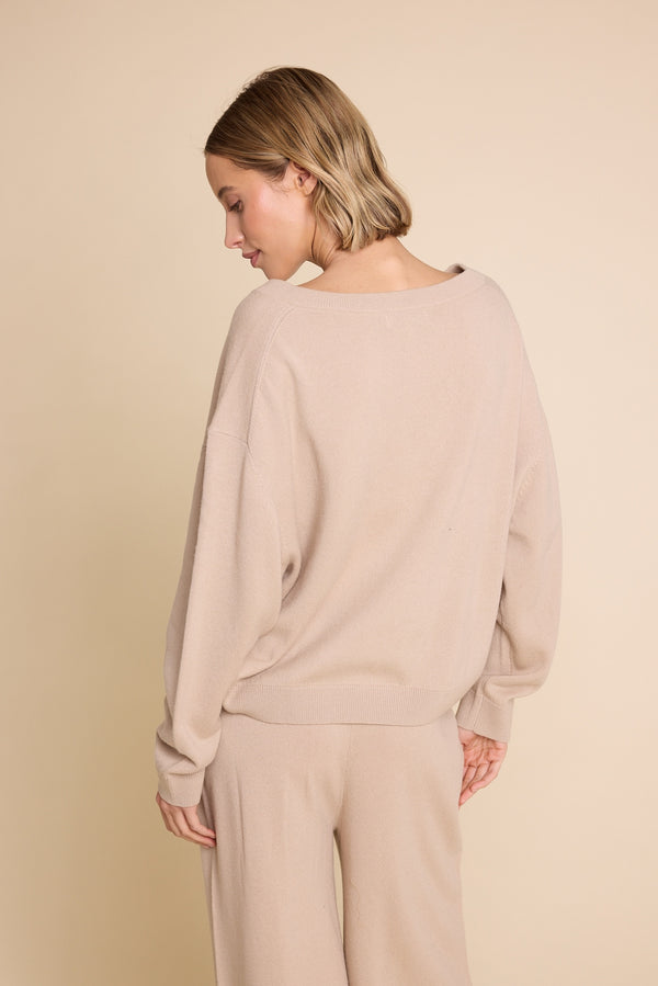 Line Of Oslo Kamilla Knitted Sweater Knitted sweater Brown 063