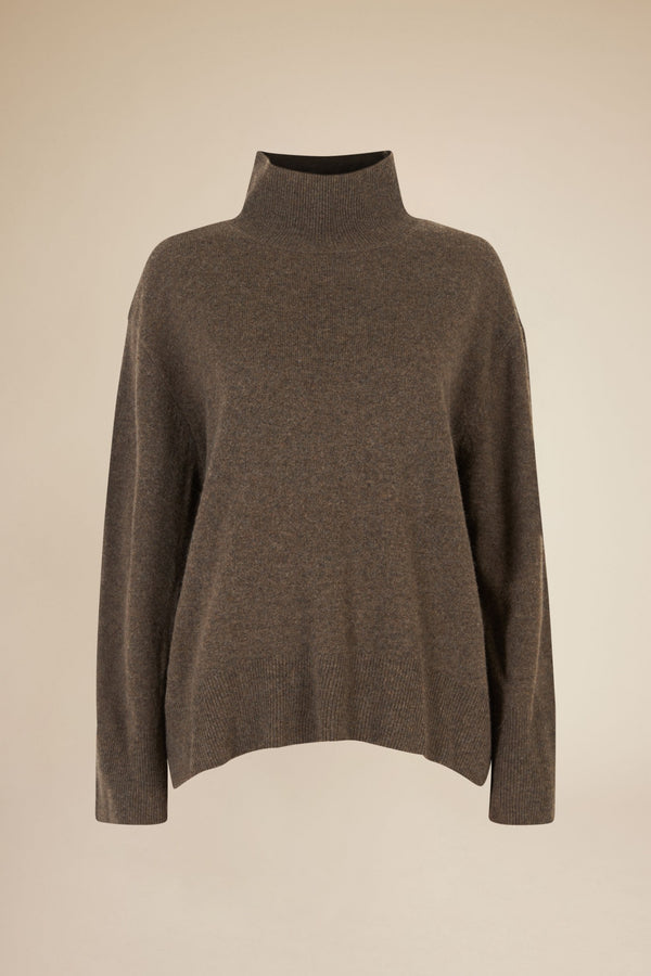 Line Of Oslo Katy Solid 24 Knitted Sweater Knitted sweater Brown 063