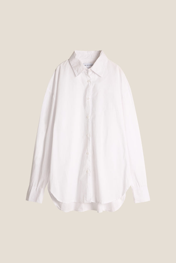 Line Of Oslo Krista Solid Shirt Blouse White 001