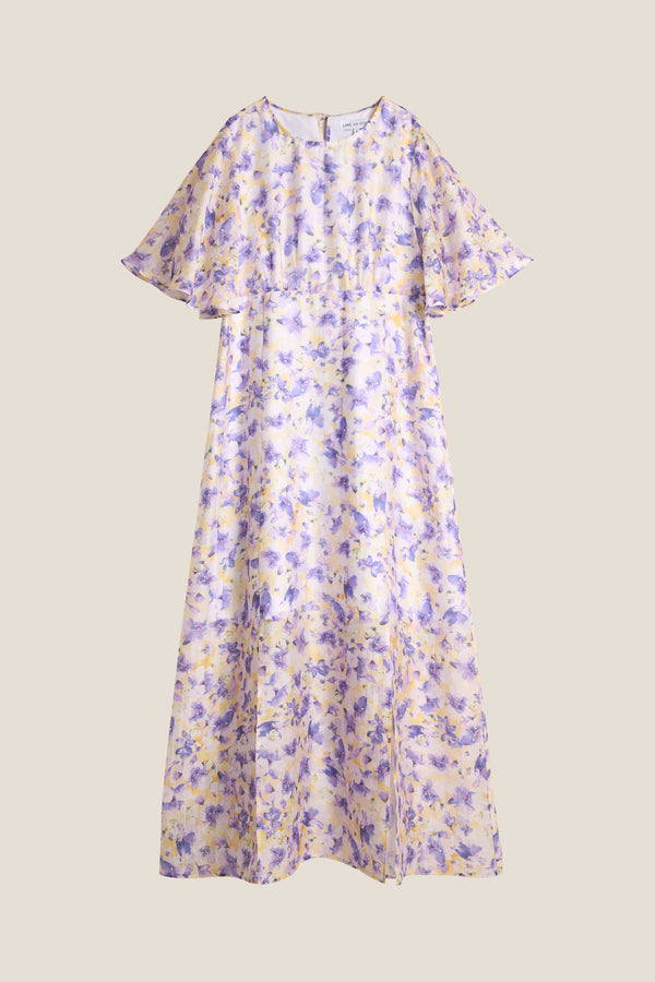 Line Of Oslo Miller 25 Print Dress Dress Yellow 060
