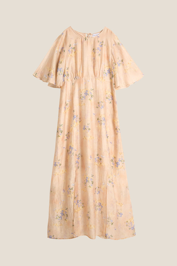 Line Of Oslo Miller 25 Print Dress Dress Nude 062