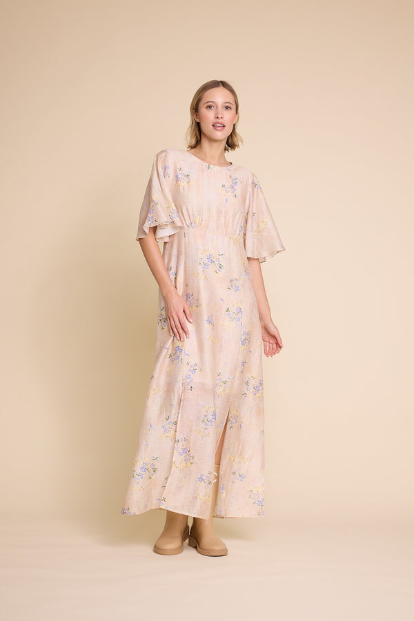 Line Of Oslo Miller 25 Print Dress Dress Nude 062