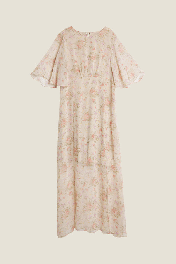 Line Of Oslo Miller Chiffon Dress Dress Sand 069