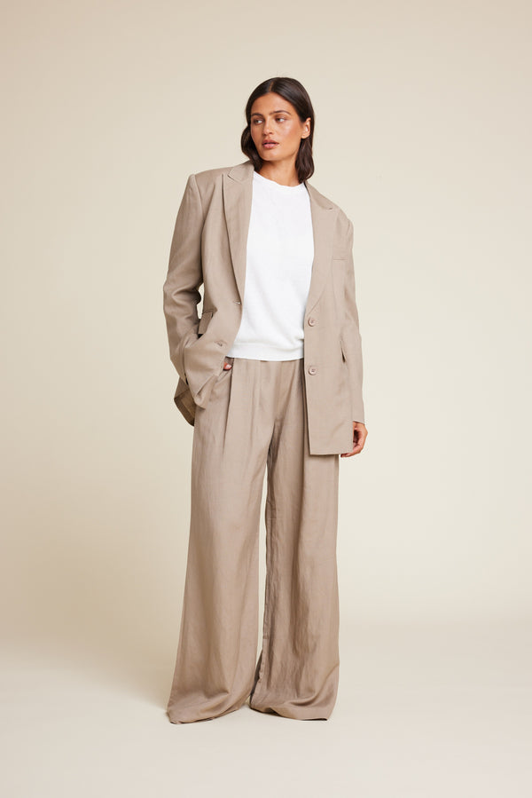 Line Of Oslo Mister Trousers Trouser Sand 069