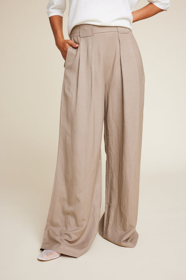 Line Of Oslo Mister Trousers Trouser Sand 069