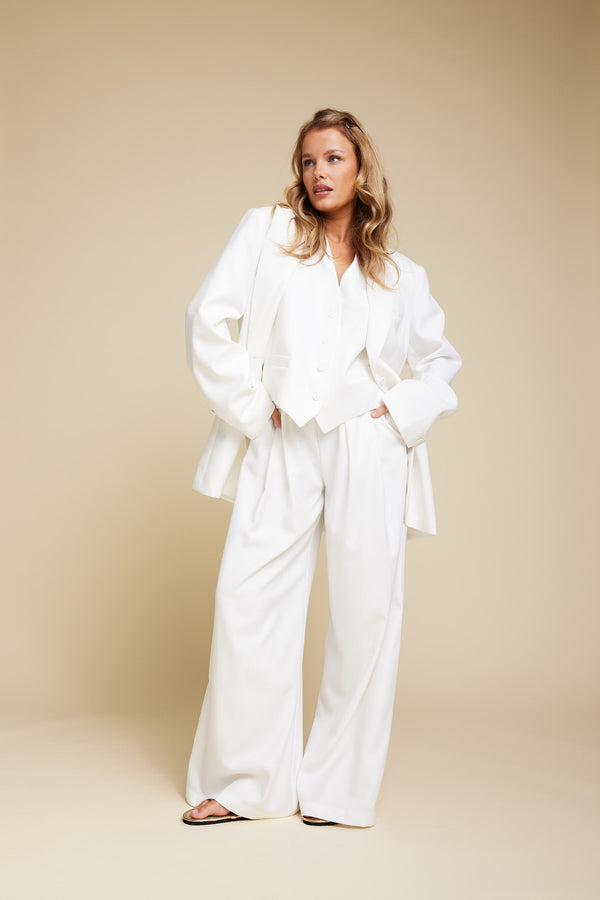 Line Of Oslo Mister Trousers Trouser White 001