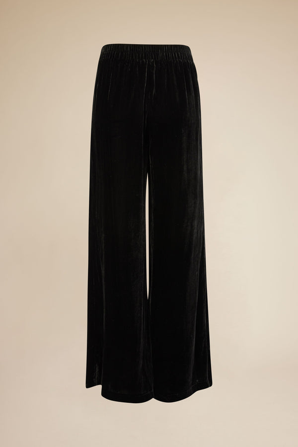 Line Of Oslo Mister Velvet Trousers Trouser Black 097