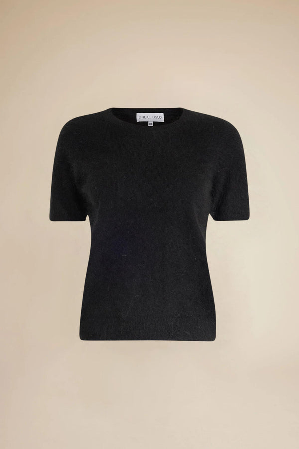 Line Of Oslo Monroe 24 Knitted T-shirt Knitted sweater Black 097