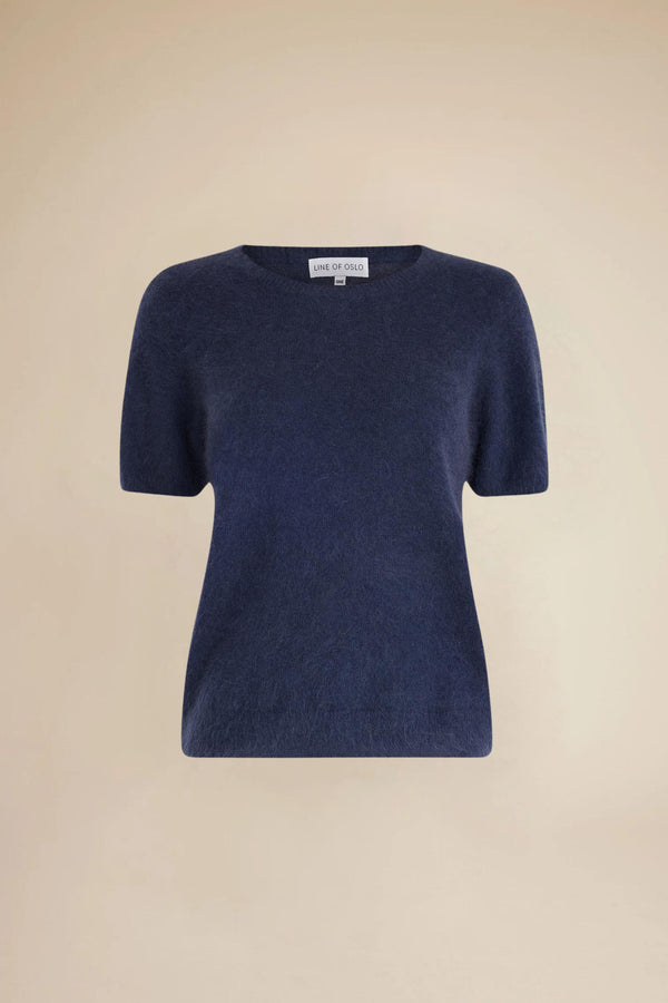Line Of Oslo Monroe 24 Knitted T-shirt Knitted sweater Blue 066
