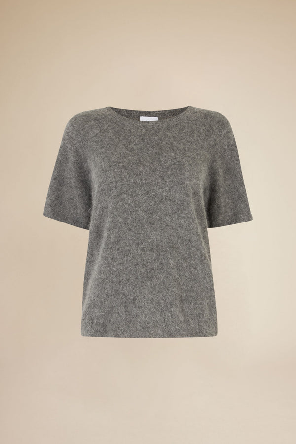 Line Of Oslo Monroe 24 Knitted T-shirt Knitted sweater Grey 005