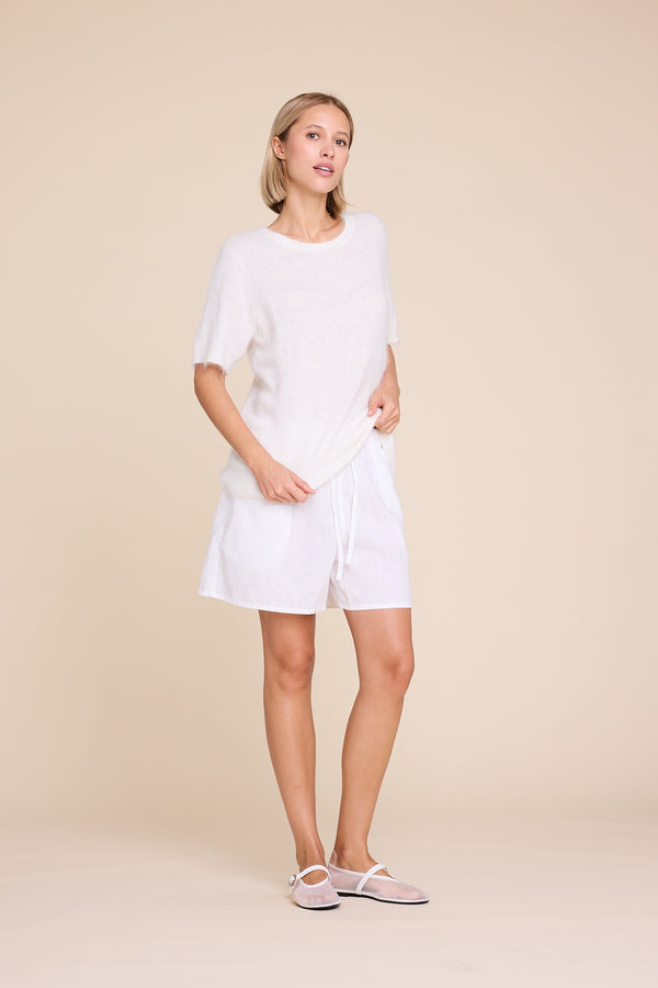 Line Of Oslo Monroe AW25 Knitted sweater Creme 091
