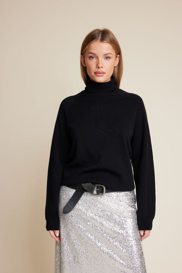 Line Of Oslo New Martine Knitted Sweater Knitted sweater Black 097