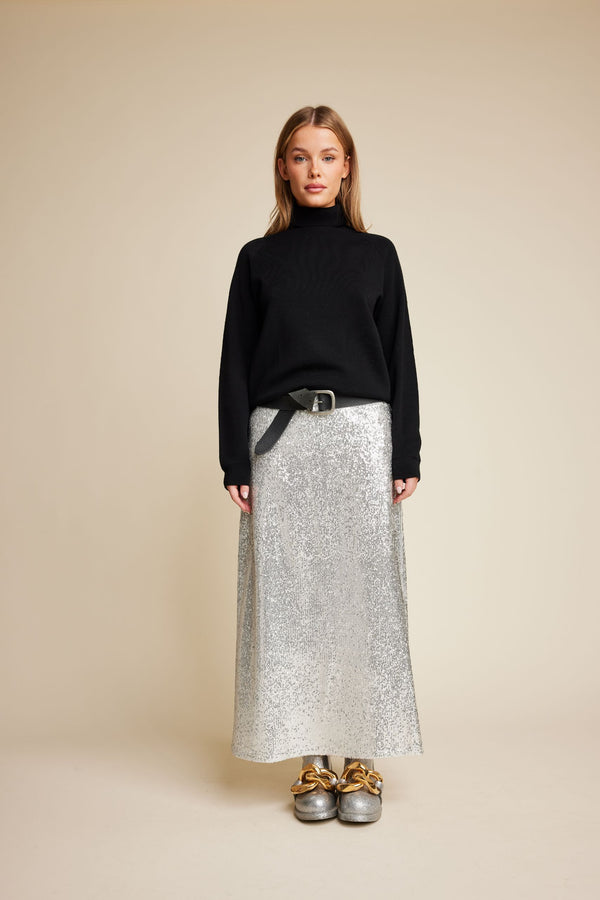 Line Of Oslo New Martine Knitted Sweater Knitted sweater Black 097