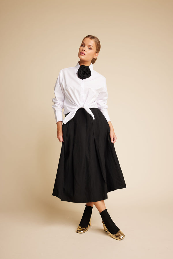 Line Of Oslo Nina Skirt Skirt Black 097