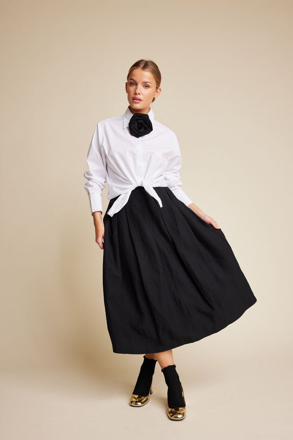 Line Of Oslo Nina Skirt Skirt Black 097