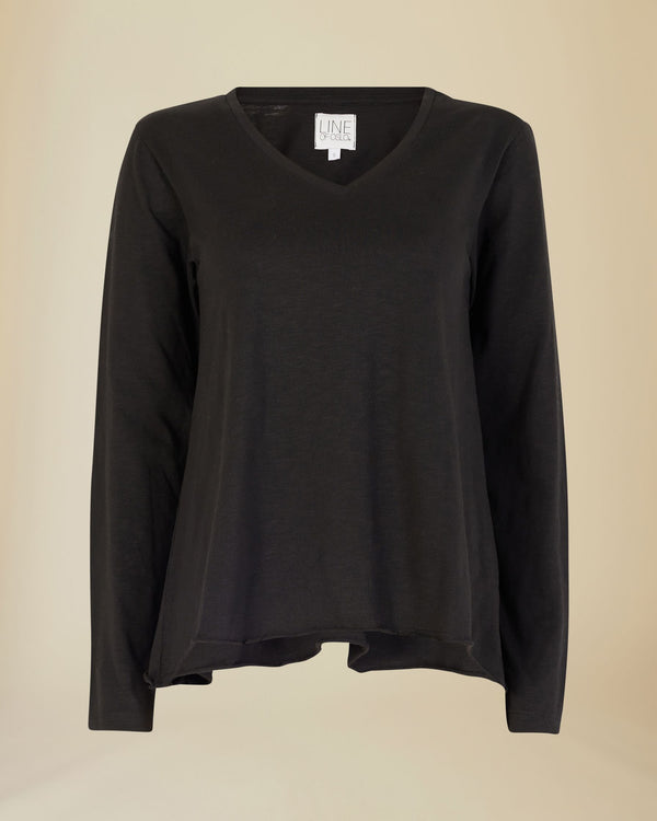 Line Of Oslo Pricilla Longsleeve Sweater Black 097