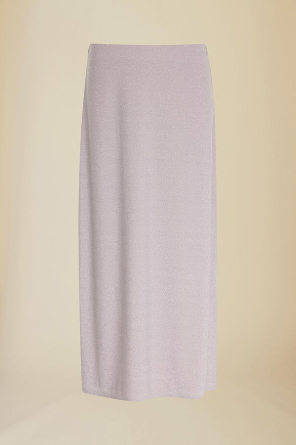 Line Of Oslo Rikke Metallic Skirt Skirt Light Pink 019