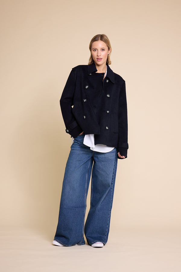 Line Of Oslo Robbie Wool Jacket Jacket Blue 066