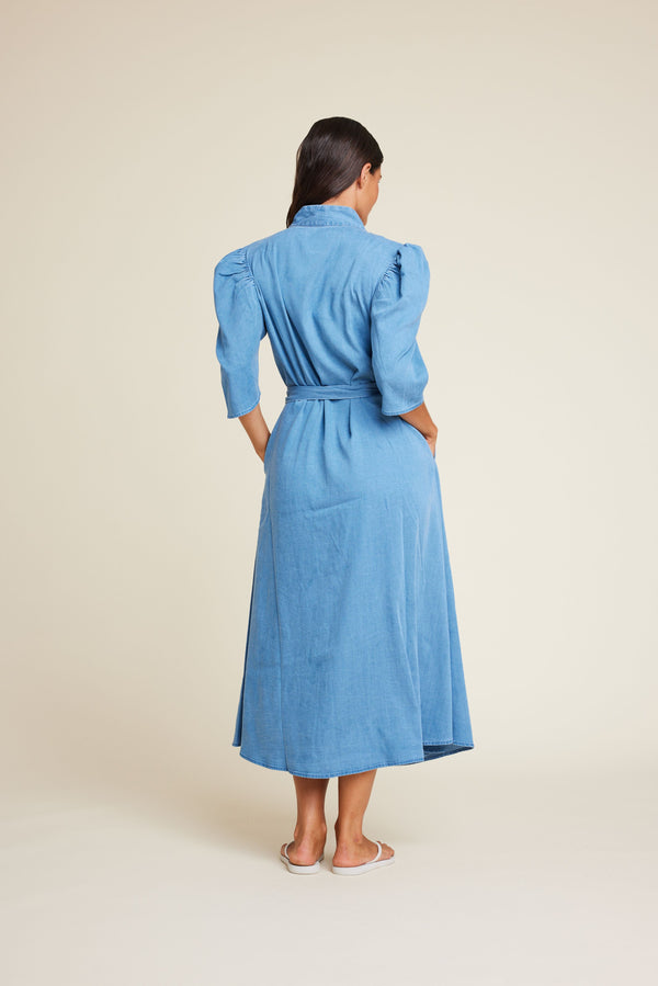 Line Of Oslo Scarlett 25 Tencel Dress Dress Denim 099