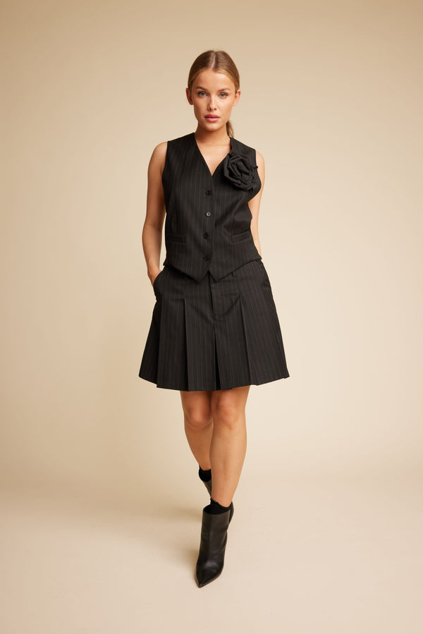 Line Of Oslo School Stripe Skirt Skirt As is 136