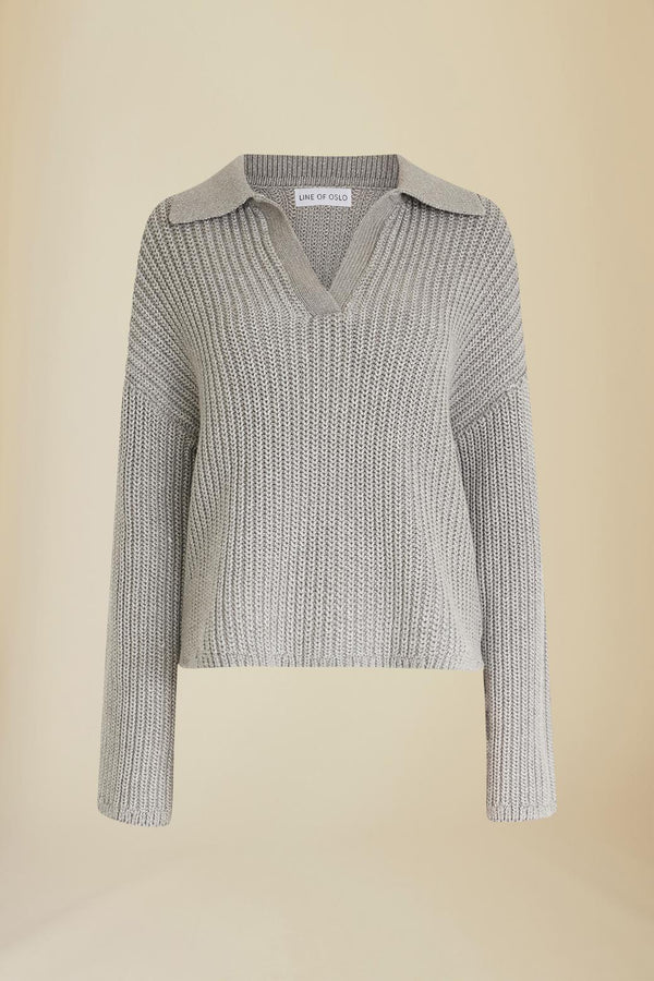 Line Of Oslo Sophie SS24 Sweater Knitted sweater Grey 005
