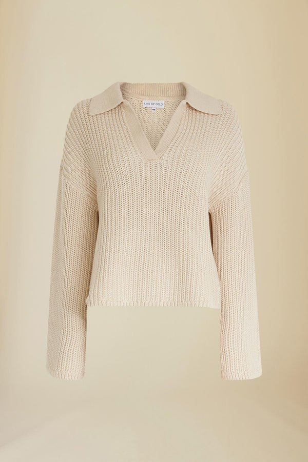 Line Of Oslo Sophie SS24 Sweater Knitted sweater Latte