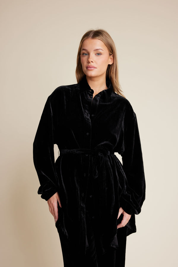 Line Of Oslo Story Velvet Blouse Shirt