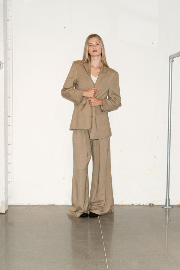 Line Of Oslo The Kid 25 Viscose Blazer Blazer Sand 069