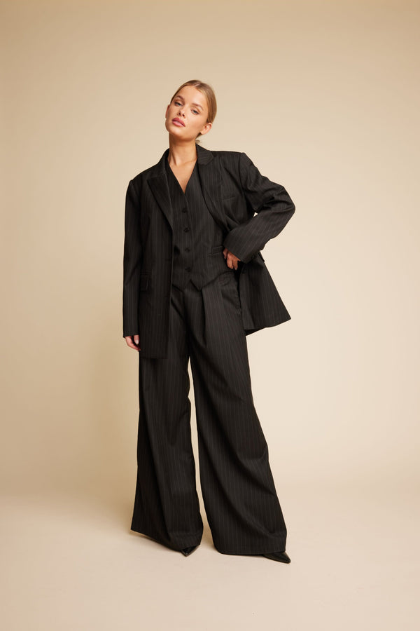 Line Of Oslo The Kid Stripe Blazer Blazer As is 136