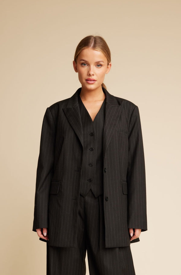 Line Of Oslo The Kid Stripe Blazer Blazer As is 136