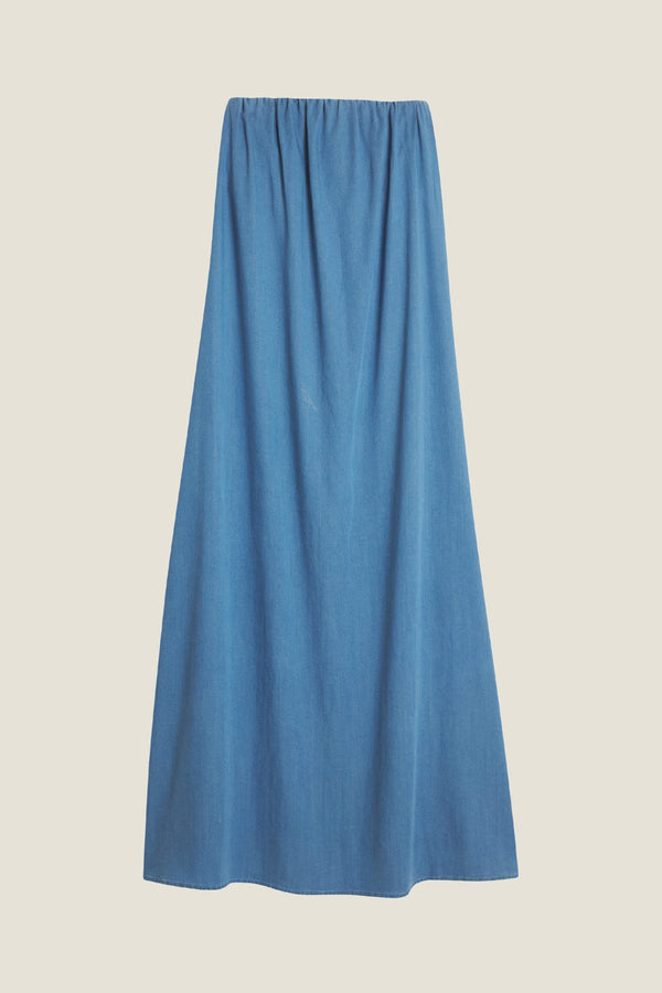Line Of Oslo Tube Tencel Dress Dress Denim 099