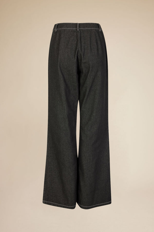 Line Of Oslo Winger Denim Trousers Trouser Black 097
