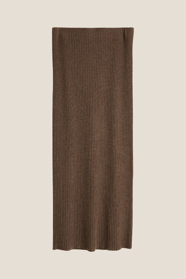 Line Of Oslo Zelda Skirt Knitted skirt Brown 063