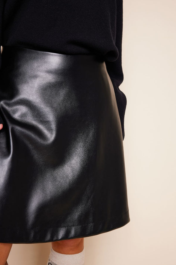 Anine Leather Skirt