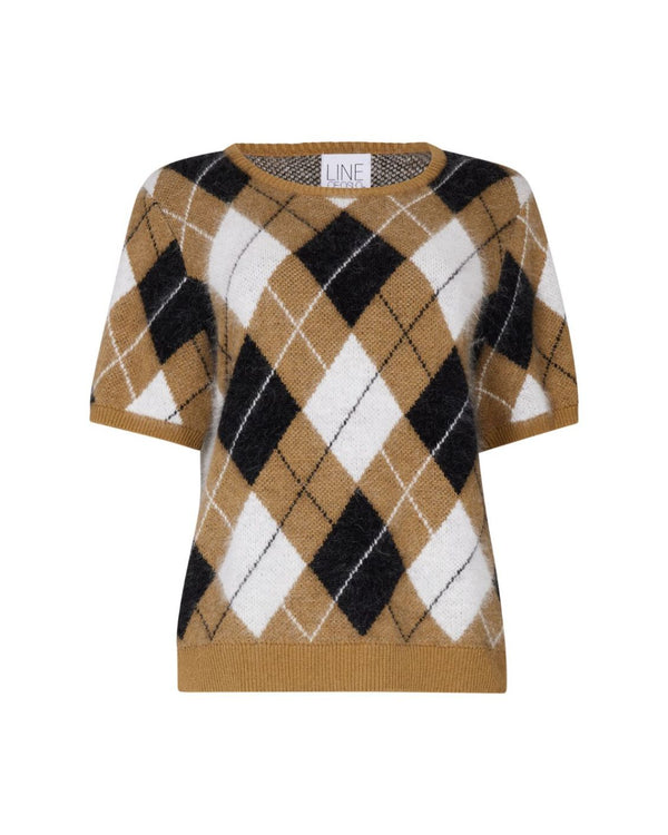 Monroe Check Knitted T-shirt