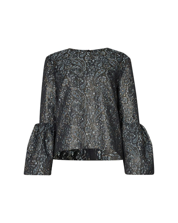 Stone Metallic bluse