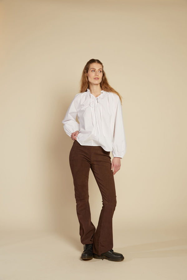 Cooper Flare Suede 23 Trousers